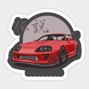 Red legend Sticker